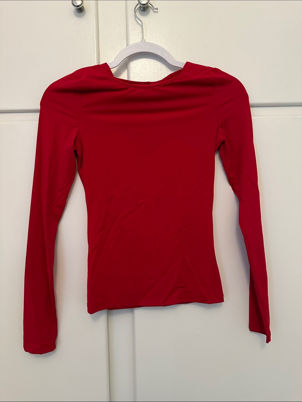 LIKE NEW Princess Polly Long Sleeve Red Tshirt
